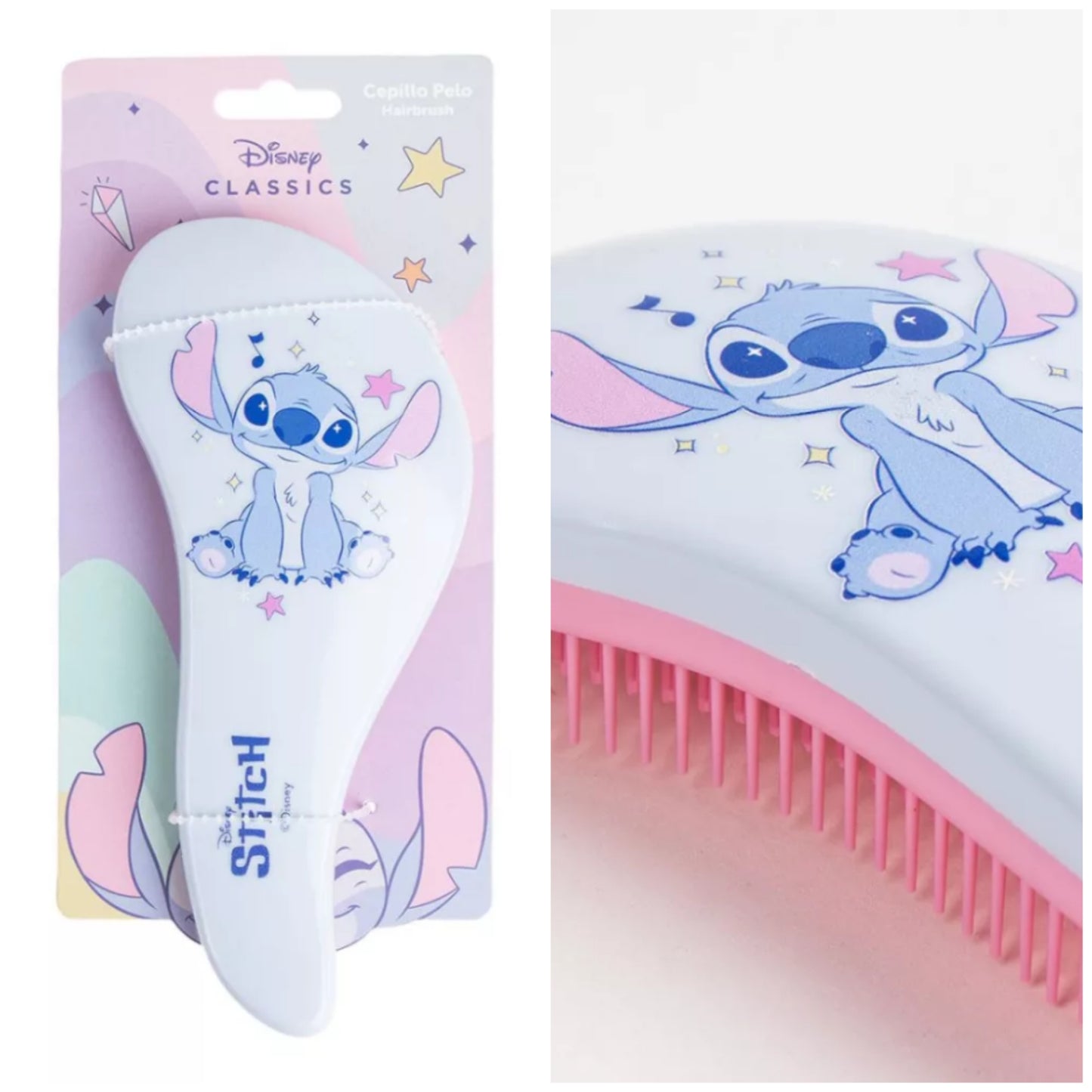 Brosse à cheveux stitch
