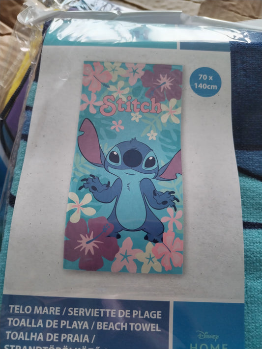 Serviette plage stitch